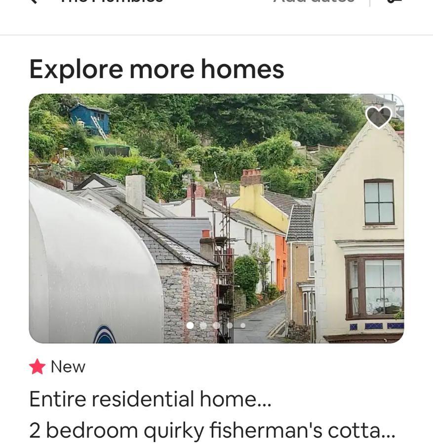 Fishermen'S Cottage With Log Burner, 2 Bathrooms & Sea Views From Garden Terraces ザ・マンブルズ エクステリア 写真